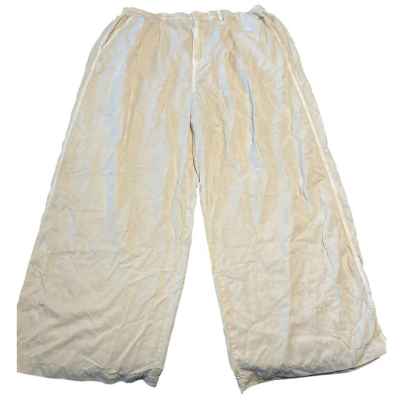 Aerie XL Regular Wide-Leg Pants Beige - Picture 1 of 10